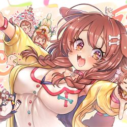 This is a pixiv picture whose title is ころさん１００万人.