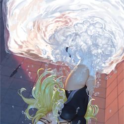 This is a pixiv picture whose title is Shokuhou misaki.