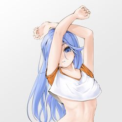 This is a pixiv picture whose title is Tummy.
