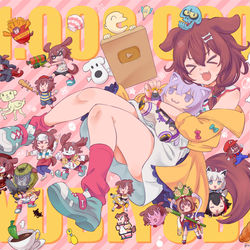 This is a pixiv picture whose title is 1.000.000 YUBI YUBI.