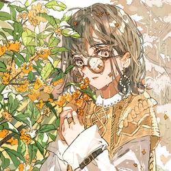 This is a pixiv picture whose title is 香水.