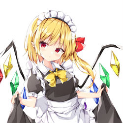 This is a pixiv picture whose title is メイドフランちゃん.
