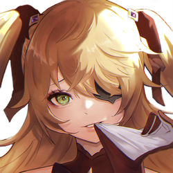 This is a pixiv picture whose title is 피슬fischl.