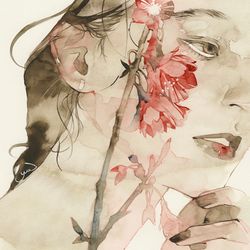 This is a pixiv picture whose title is 春隣.