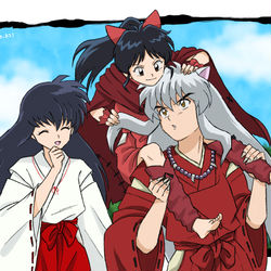 This is a pixiv picture whose title is 犬夜叉とか.