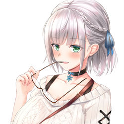 This is a pixiv picture whose title is 白銀ノエル.