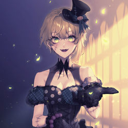 This is a pixiv picture whose title is Villain.