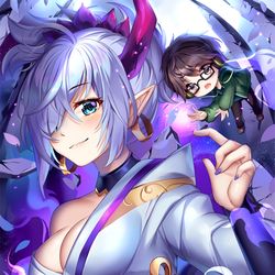 This is a pixiv picture whose title is Spirit Blossom Riven.