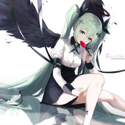 This is a pixiv picture whose title is FALLEN ANGEL.