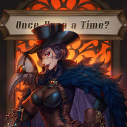 This is a pixiv picture whose title is Halloween - Once Upon a Time.
