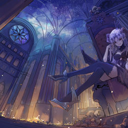This is a pixiv picture whose title is Asmodeus~The Flame of Inferno~.