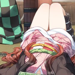 This is a pixiv picture whose title is 禰豆子.