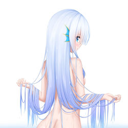 This is a pixiv picture whose title is 朵子出水.