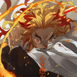 This is a pixiv picture whose title is 心を燃やせ.