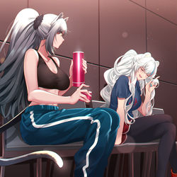 This is a pixiv picture whose title is Schwarz×Poca.