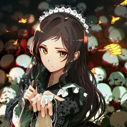This is a pixiv picture whose title is 誰ソ彼ノ淵.