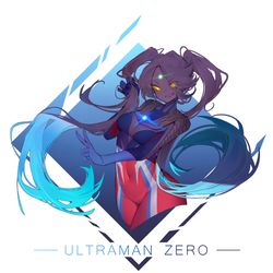 This is a pixiv picture whose title is ウルトラマンゼロ.