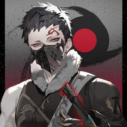 This is a pixiv picture whose title is 忍者.