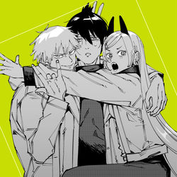 This is a pixiv picture whose title is チェンソーマン絵ログ.