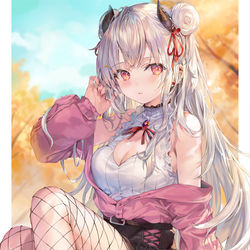 This is a pixiv picture whose title is 秋の訪れ.