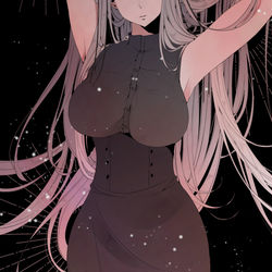 This is a pixiv picture whose title is さらさら髪の毛.