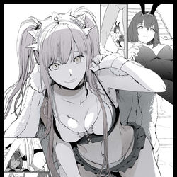 This is a pixiv picture whose title is めいすかとあけかみら.