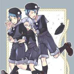 This is a pixiv picture whose title is 幼魚ちゃん妄想絵.