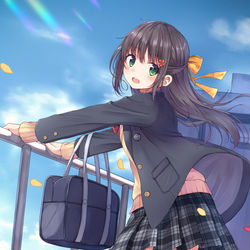This is a pixiv picture whose title is 女子高生.