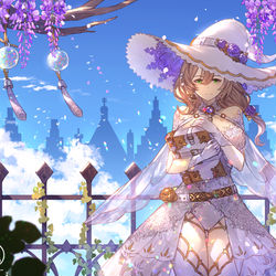 This is a pixiv picture whose title is Wedding Day with Lisa.