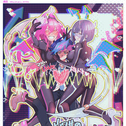 This is a pixiv picture whose title is Evil★Twinsに捕まってしまった藤木遊作.