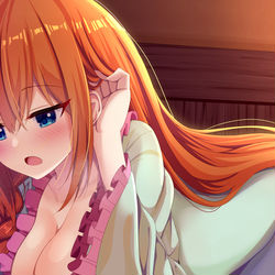 This is a pixiv picture whose title is いただきます.