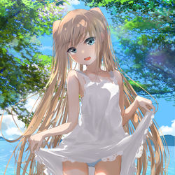 This is a pixiv picture whose title is 夏の思い出.
