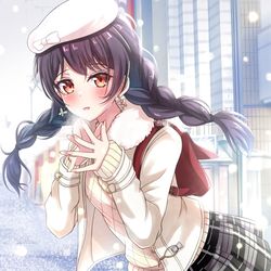 This is a pixiv picture whose title is 二葉つくしちゃん(冬).