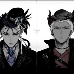 This is a pixiv picture whose title is 【fate】ついlog⑰【らくがき/腐有】.