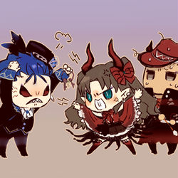 This is a pixiv picture whose title is 【fate】ついlog⑱【らくがき/腐有】.