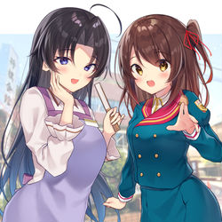 This is a pixiv picture whose title is ☖.