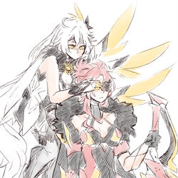 This is a pixiv picture whose title is guess who.