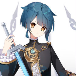 This is a pixiv picture whose title is 行秋くん.