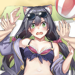 This is a pixiv picture whose title is 早く私から離れろー！！　#キャル　#プリコネR　 #プリコネル.