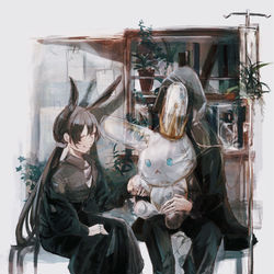 This is a pixiv picture whose title is CEOとドクター.