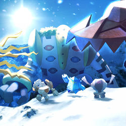 This is a pixiv picture whose title is 今日の天気は雪、ところによりレジ系.