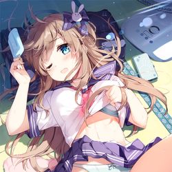 This is a pixiv picture whose title is とある夏の昼下がり.