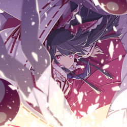 This is a pixiv picture whose title is 迫りくる悪夢.