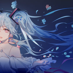 This is a pixiv picture whose title is ミク.