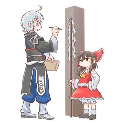 This is a pixiv picture whose title is ちゃんと成長する巫女.
