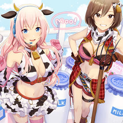 This is a pixiv picture whose title is ルカさんは丑年生まれ.