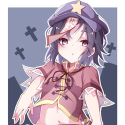 This is a pixiv picture whose title is 宮古芳香.