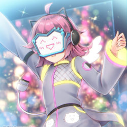 This is a pixiv picture whose title is ツナガルコネクト璃奈ちゃん！！.