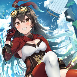 This is a pixiv picture whose title is こっちだよ 旅人さんっ♪.