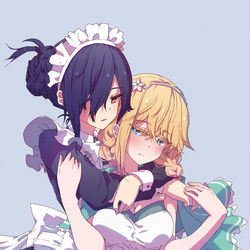 This is a pixiv picture whose title is 【仕事絵】王女様がメイドに監禁される話　マリヤのメイド日記.